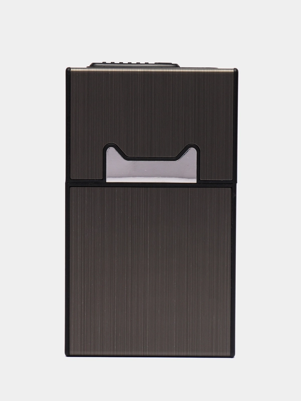 Портсигар с электрической зажигалкой, зарядка от USB