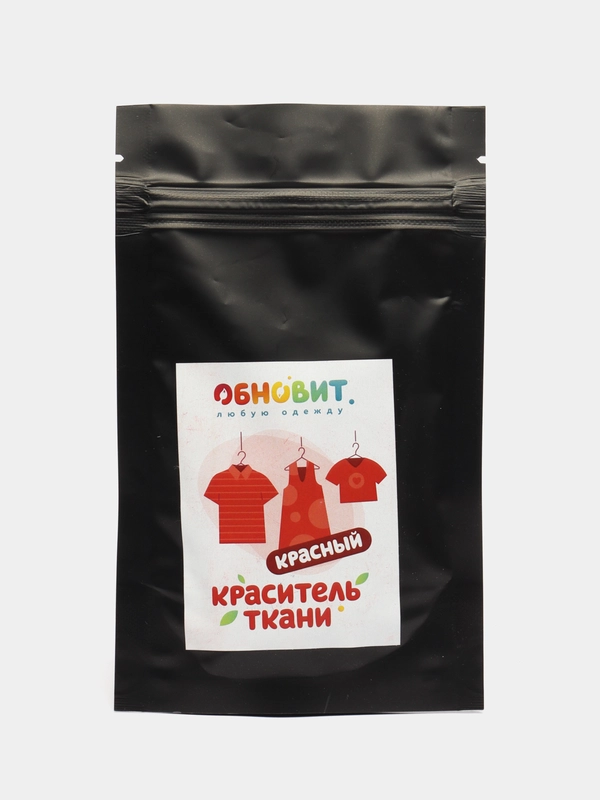Краситель (Краска) ОБНОВИТ для ткани красный 20 г