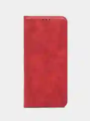 Красный чехол-книжка GQ для Xiaomi Redmi 13C (Сяоми Редми 13С) из искусственной кожи