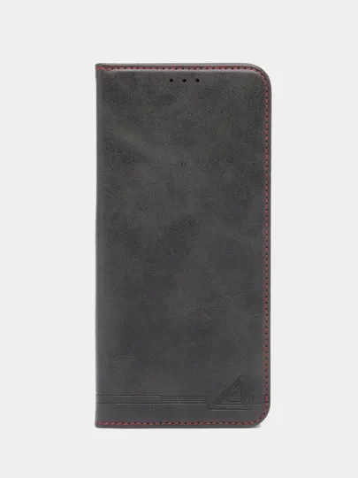 Красный чехол-книжка GQ для Xiaomi Redmi 13C (Сяоми Редми 13С) из искусственной кожи