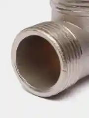 Белый тройник (фитинг) латунный 3/4 (20мм) для водоснабжения, Vertum