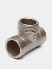 Белый тройник (фитинг) латунный 3/4 (20мм) для водоснабжения, Vertum