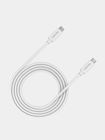 Полнофункциональный кабель Canyon C-42, USB Type-C, 200W, 2 метра