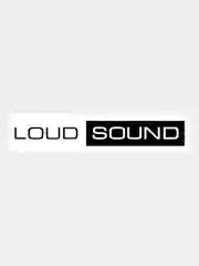 Черный наклейка на авто / машину / стекло "LOUD SOUND" 25х3,5см