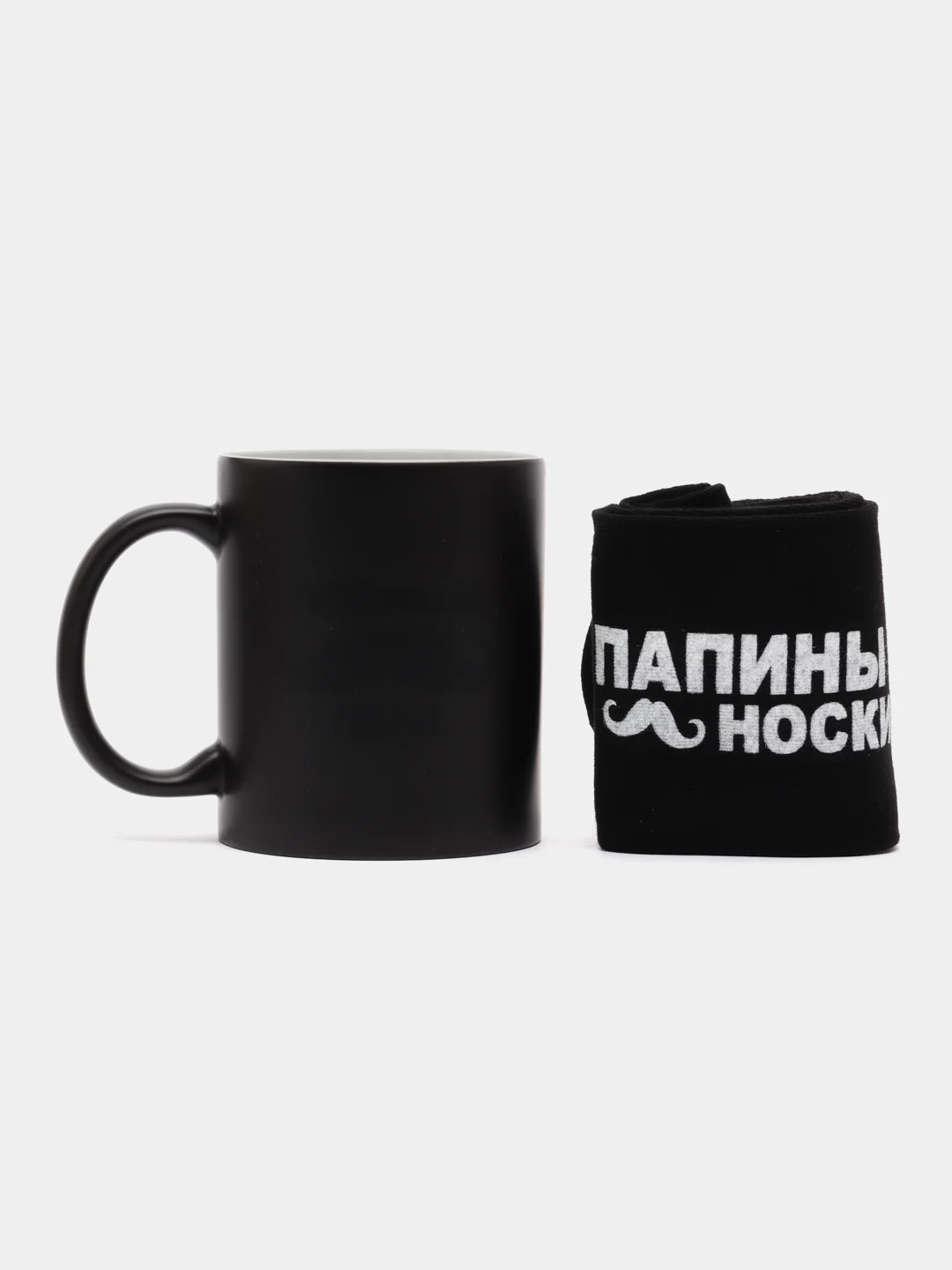Подарочный набор папе: кружка хамелеон + носки