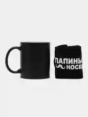 Подарочный набор папе: кружка хамелеон + носки