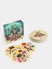 Розовый настольная игра Дуббль / Дубль Добль для детей. Холодное сердце, Микки Маус, Гравитифолз