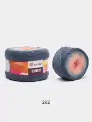 Голубой пряжа YarnArt Flowers 55% Хлопок 45% Полиакрил 250г 1000м, 1 моток