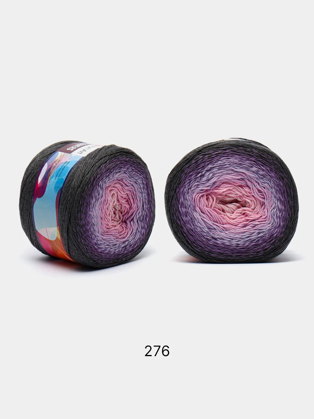 Тёмно-розовый пряжа YarnArt Flowers 55% Хлопок 45% Полиакрил 250г 1000м, 1 моток