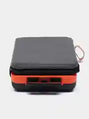 Оранжевый внешний аккумулятор Power bank, 20000 mAh, на солнечной батарее с 4-солнечными панелями
