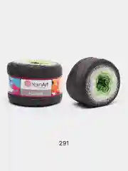 Тёмно-серый пряжа YarnArt Flowers 55% Хлопок 45% Полиакрил 250г 1000м, 1 моток
