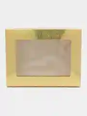 Желтый коробка голография с окном 26*20*8см 2014-2М