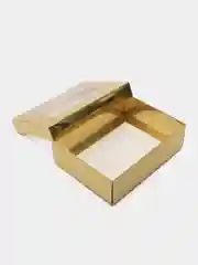 Алый коробка голография с окном 26*20*8см 2014-2М
