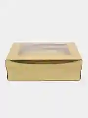 Алый коробка голография с окном 26*20*8см 2014-2М