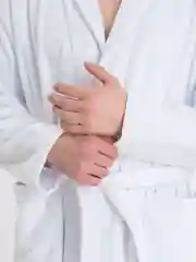 Мужской махровый халат с вышивкой Любимый муж