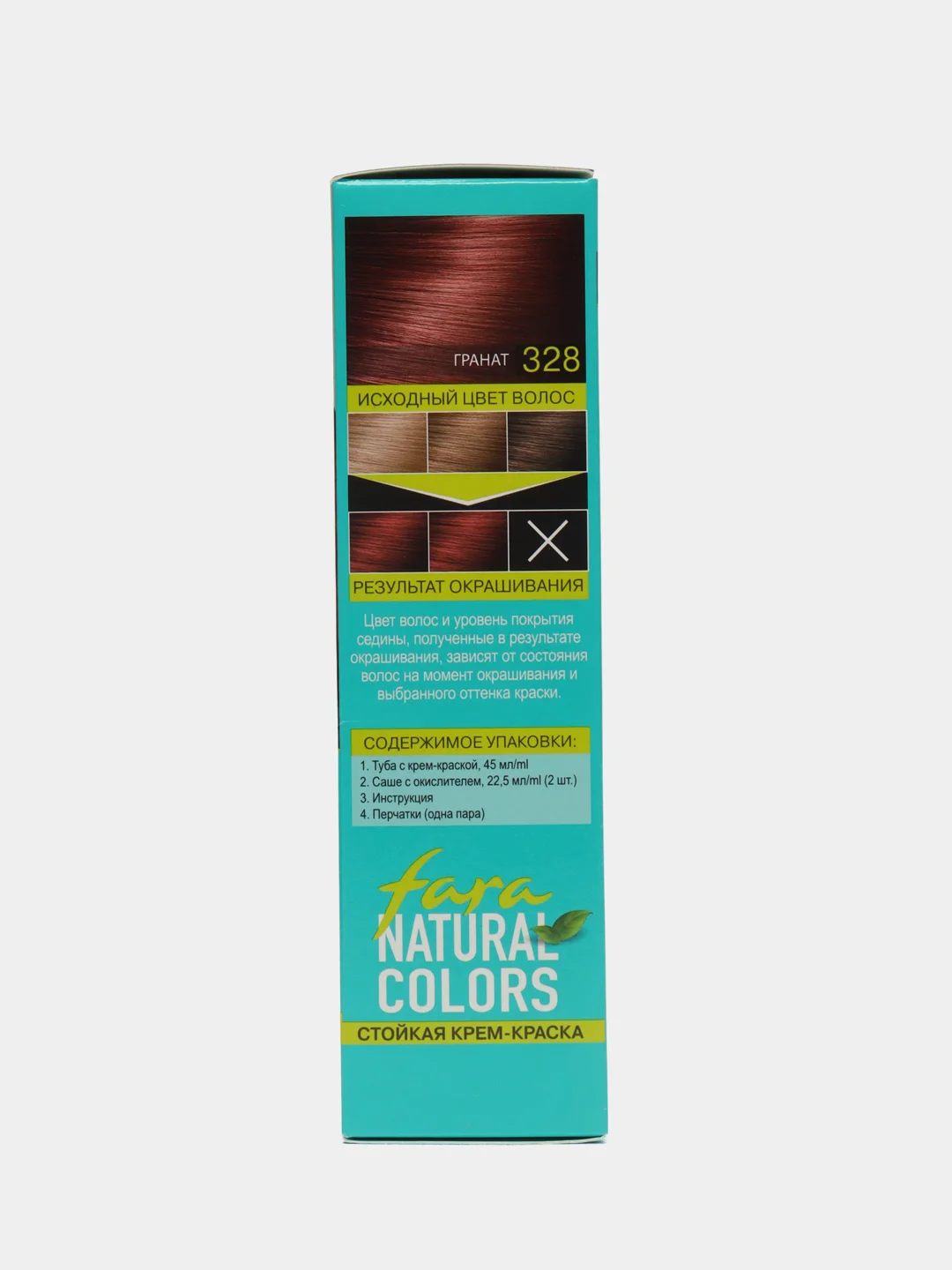Краска для волос Fara Natural Colors 328 ГРАНАТ