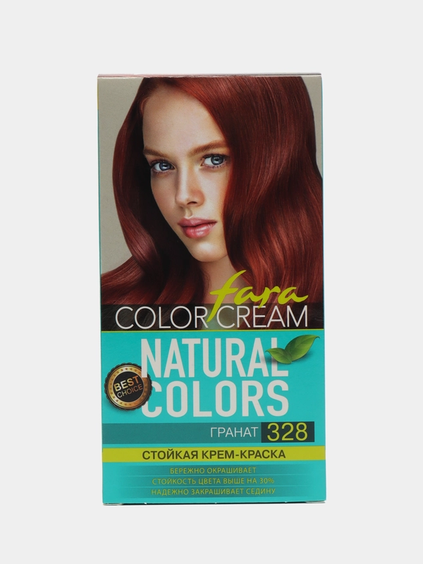Краска для волос Fara Natural Colors 328 ГРАНАТ