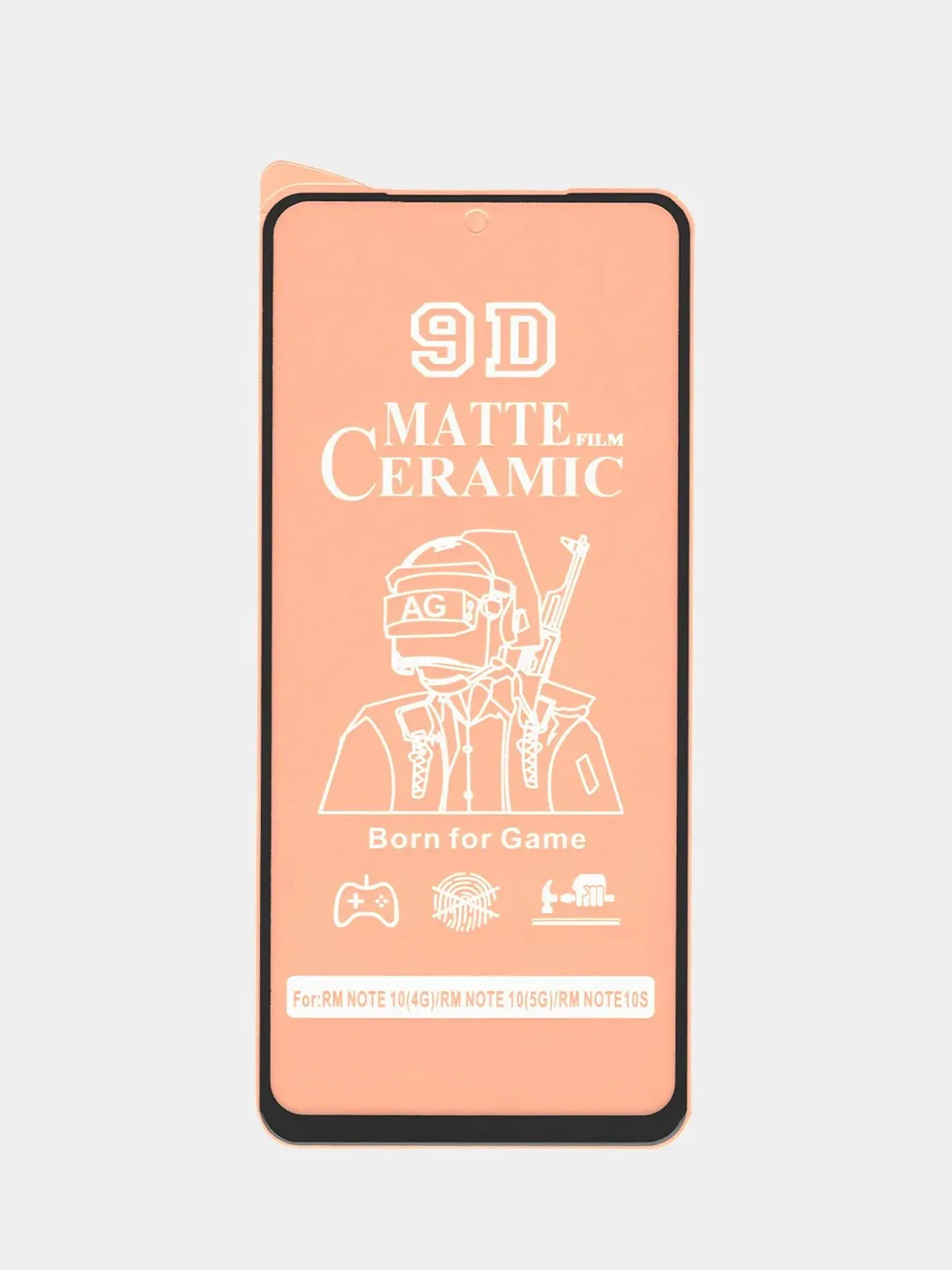 Черный защитная керамическая матовая пленка для Xiaomi Note 11 4G / Note 11S (Сяоми), стекло
