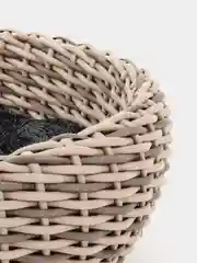 Лежанка для кошек и собак мелких пород, из искусственного ротанга