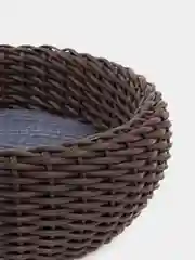 Лежанка для кошек и собак мелких пород, из искусственного ротанга
