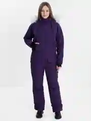 Фиолетовый женский горнолыжный комбинезон