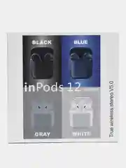 Сиреневый беспроводные наушники inPods 12, сенсорные, с анимацией