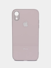 Чехол для iPhone XR, со стеклянной панелью и защитой камеры