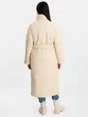 Молочный куртка женская  плащ ВЕСНА ЭКОКОЖА