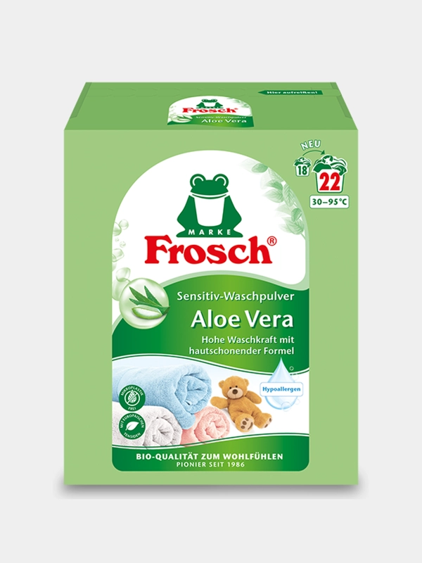Стиральный порошок для цветного белья Алоэ вера Frosch 1,45 кг