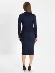 Зелёный хаки платье повседневное