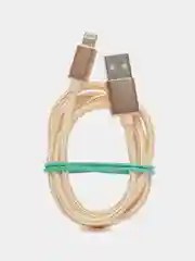 Золотой usb-кабель для быстрой зарядки iPhone