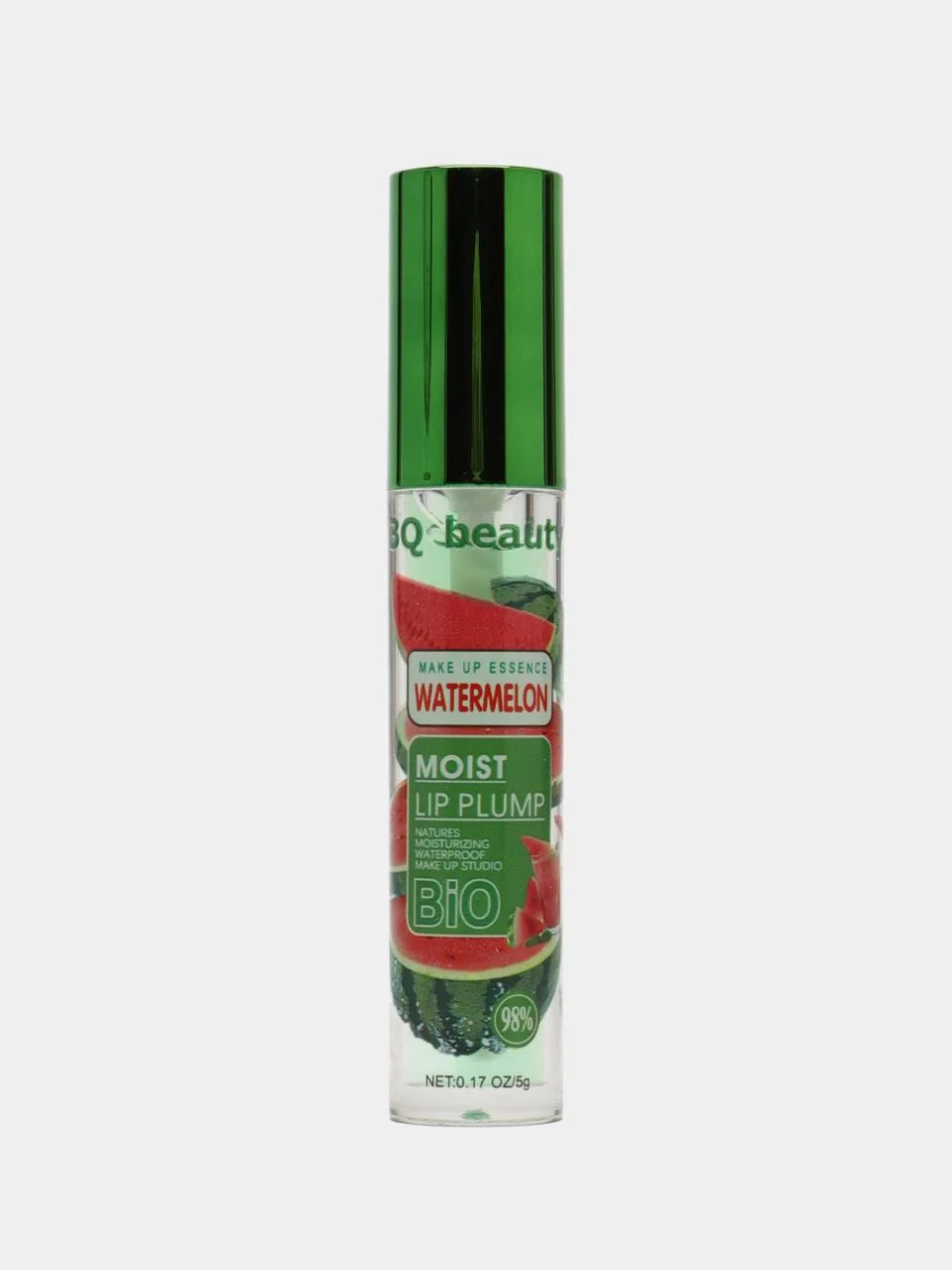 Зеленый блеск для губ с эффектом увеличения объема, 3Q Beauty