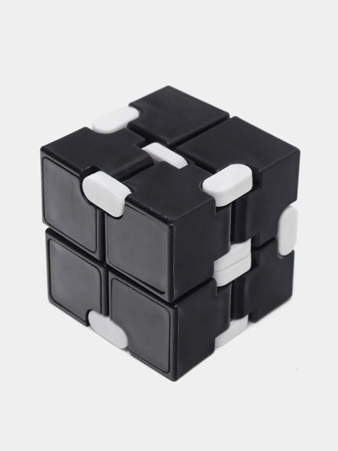 Черный кубик-антистресс Infinity Cube (инфинити куб) игрушка-трансформер бесконечный конструктор
