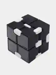 Черный кубик-антистресс Infinity Cube (инфинити куб) игрушка-трансформер бесконечный конструктор