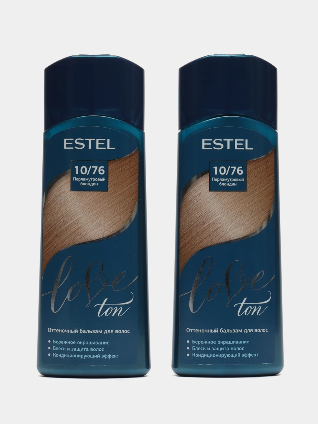 Белый оттеночный бальзам estel love tone 2шт по 150ml