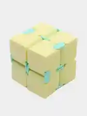 Желтый кубик-антистресс Infinity Cube (инфинити куб) игрушка-трансформер бесконечный конструктор