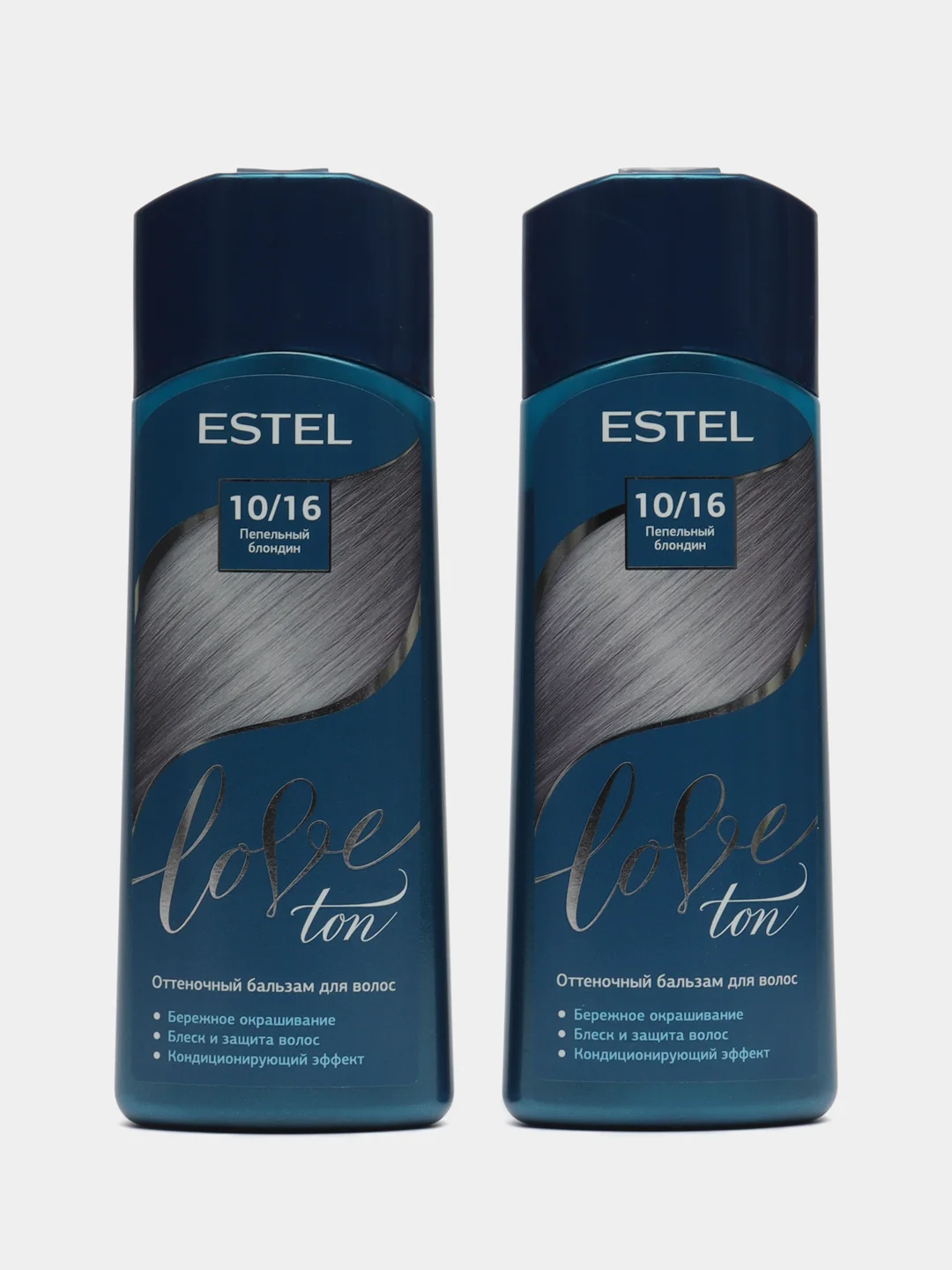 Голубой оттеночный бальзам estel love tone 2шт по 150ml