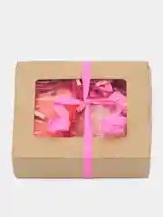 Кораллово-розовый мыло ручной работы с розами