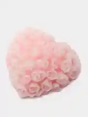 Кораллово-розовый мыло ручной работы с розами