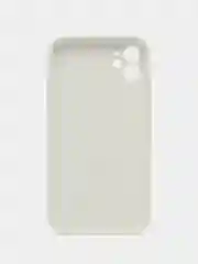 Белый чехол для iPhone 11, со стеклянной панелью и защитой камеры