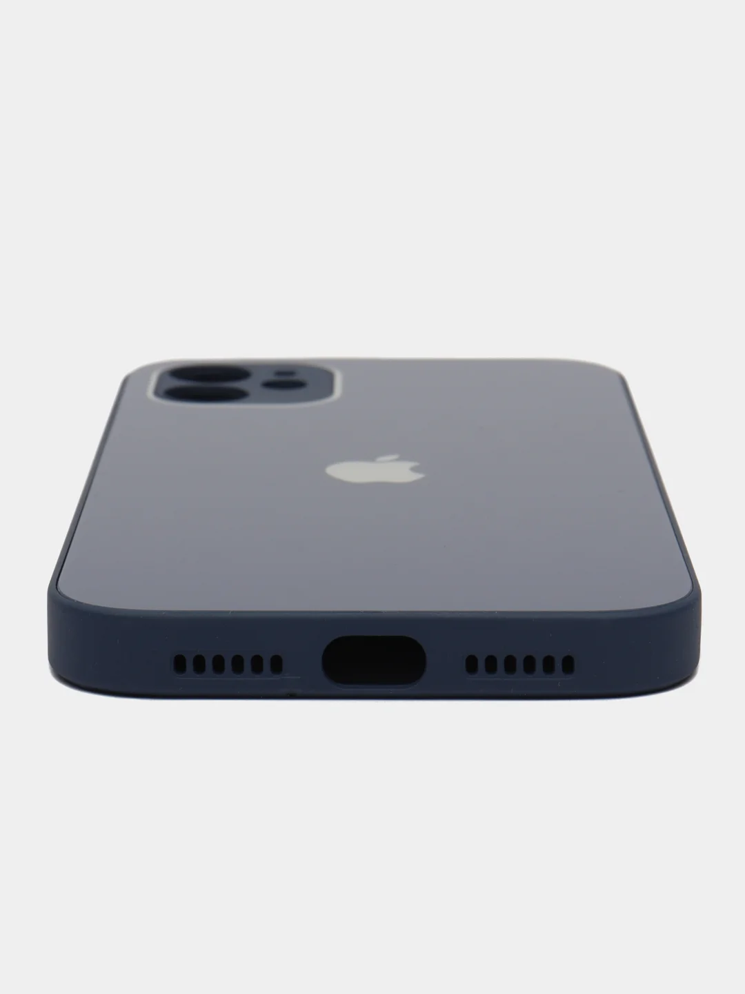 Белый чехол для iPhone 11, со стеклянной панелью и защитой камеры