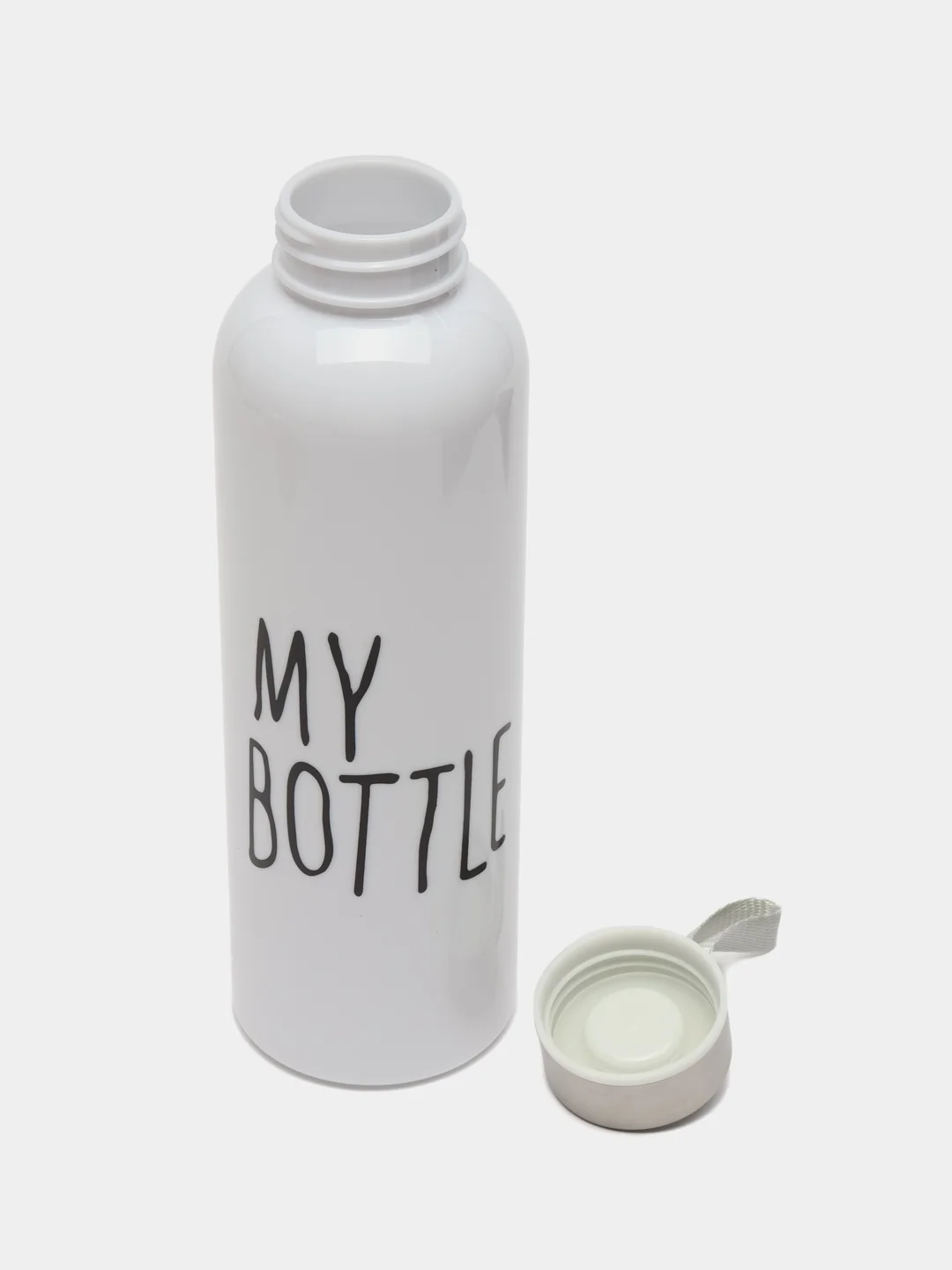 Белый бутылка для воды - My bottle, 500 мл, 6.5 х 21.5 см