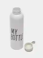 Белый бутылка для воды - My bottle, 500 мл, 6.5 х 21.5 см