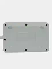 Черный сетевой фильтр / удлинитель с портами USB / Type-C. Lucky Hawk 4 Power Socket Black/Grey