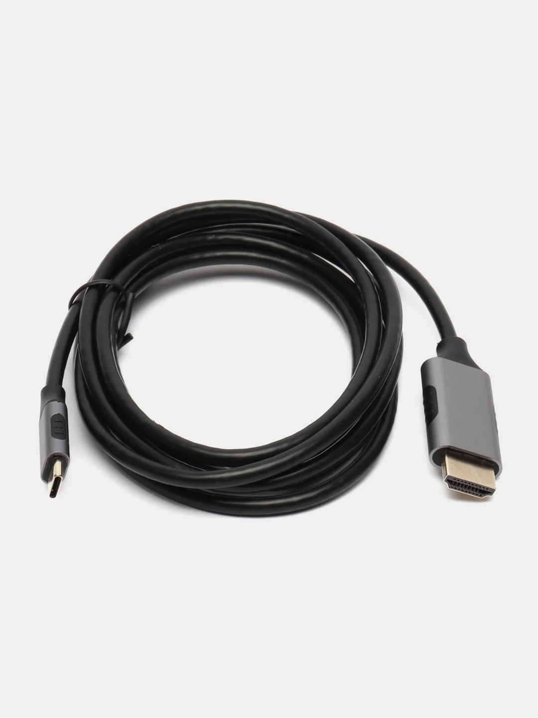 Черный кабель для передачи видео hdmi type-c 4K