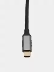 Черный кабель для передачи видео hdmi type-c 4K