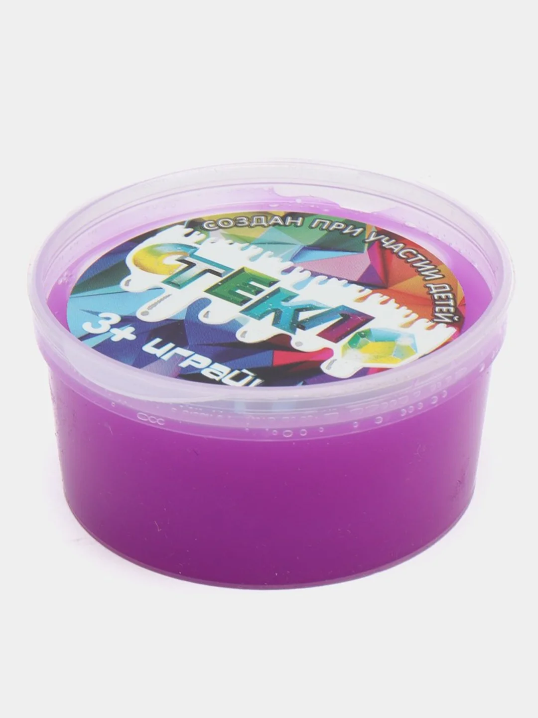 Аметистовый слайм Party Slime "Стекло Неон"