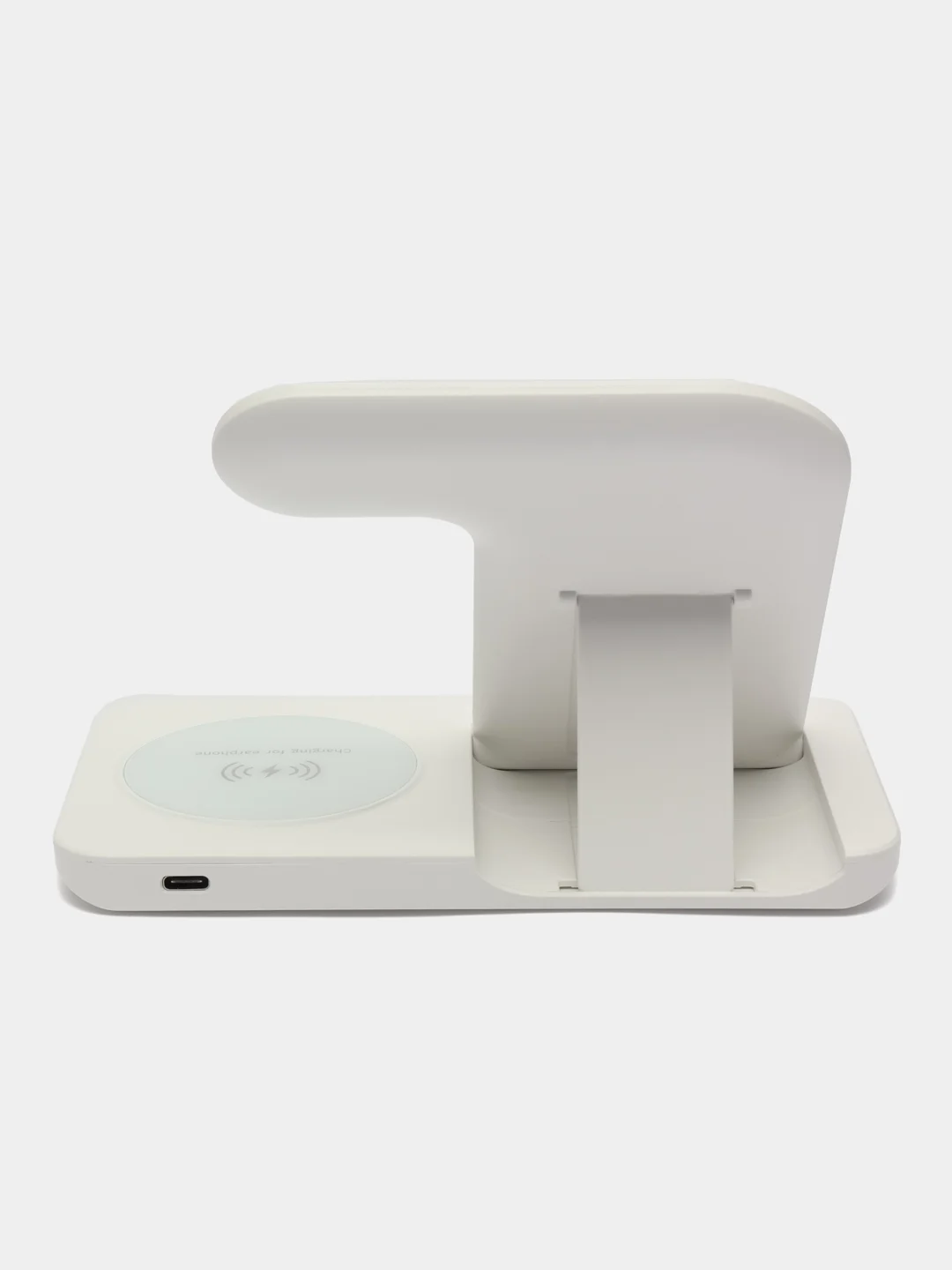 Белый беспроводная зарядка 3 в 1 для iPhone, iWatch, AirPods, Android, 2 цвета