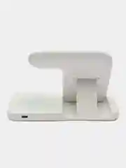 Белый беспроводная зарядка 3 в 1 для iPhone, iWatch, AirPods, Android, 2 цвета