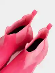 Розовый сапоги резиновые женские челси